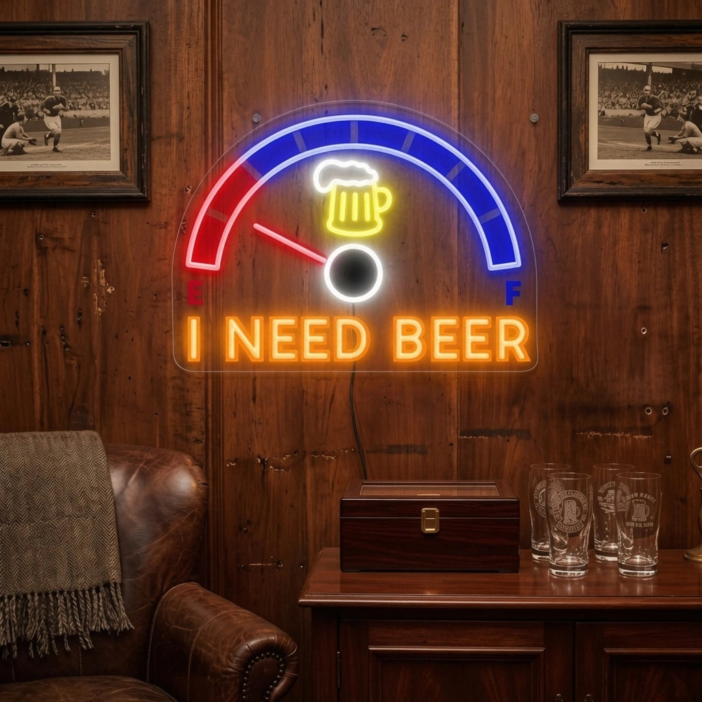 I Need Beer LED Neon Sign Home Wall Art - 02 High-Converting Product Image
