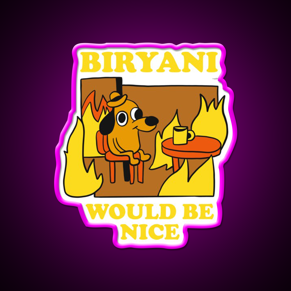 I Need Biryani Led Neon Sign Chinese Food Rgb Color