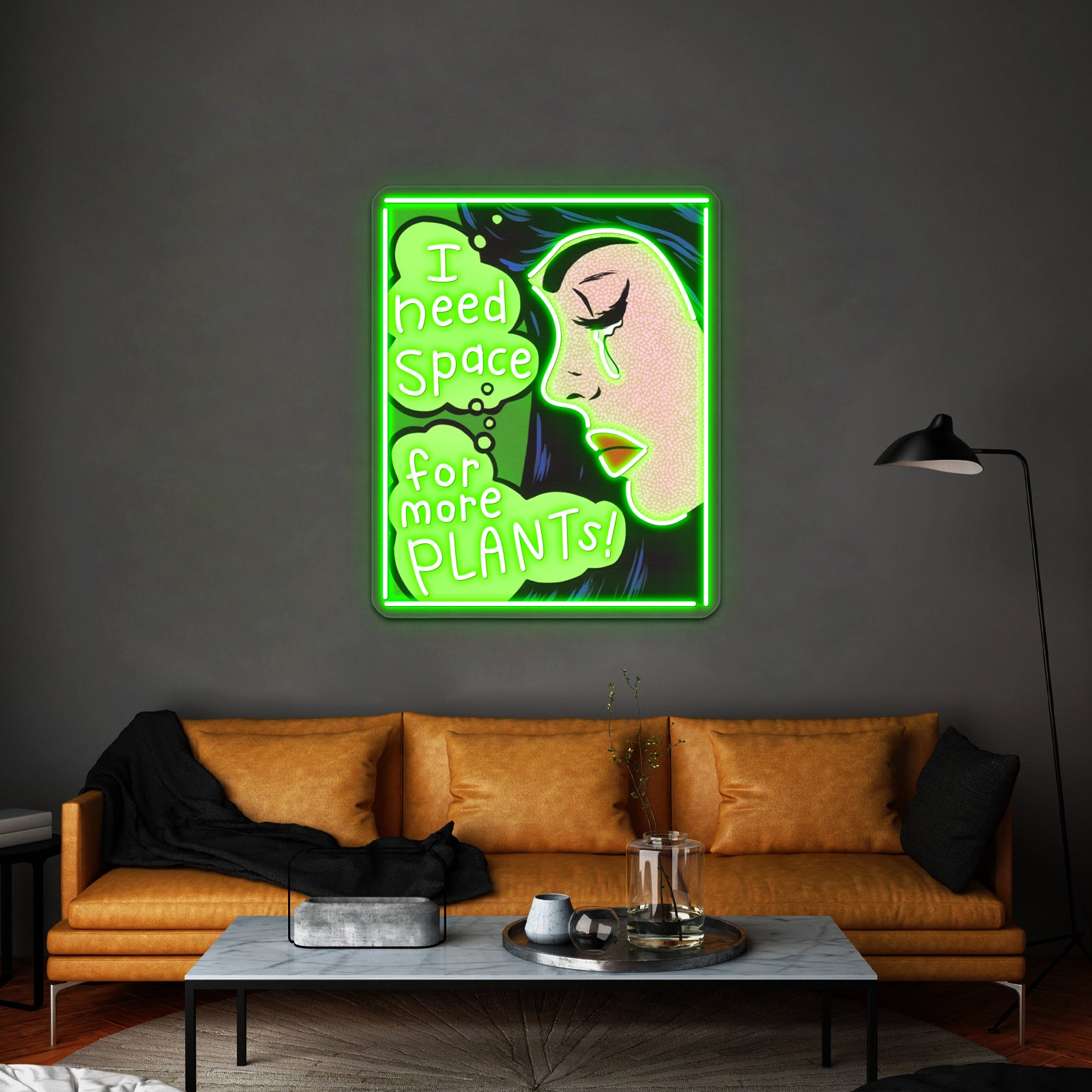 I Need Space For More Plants Artwork Led Custom Signs