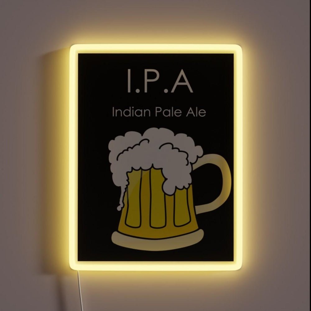 I P A Tee Rgb Led Neon Sign - Shineneon