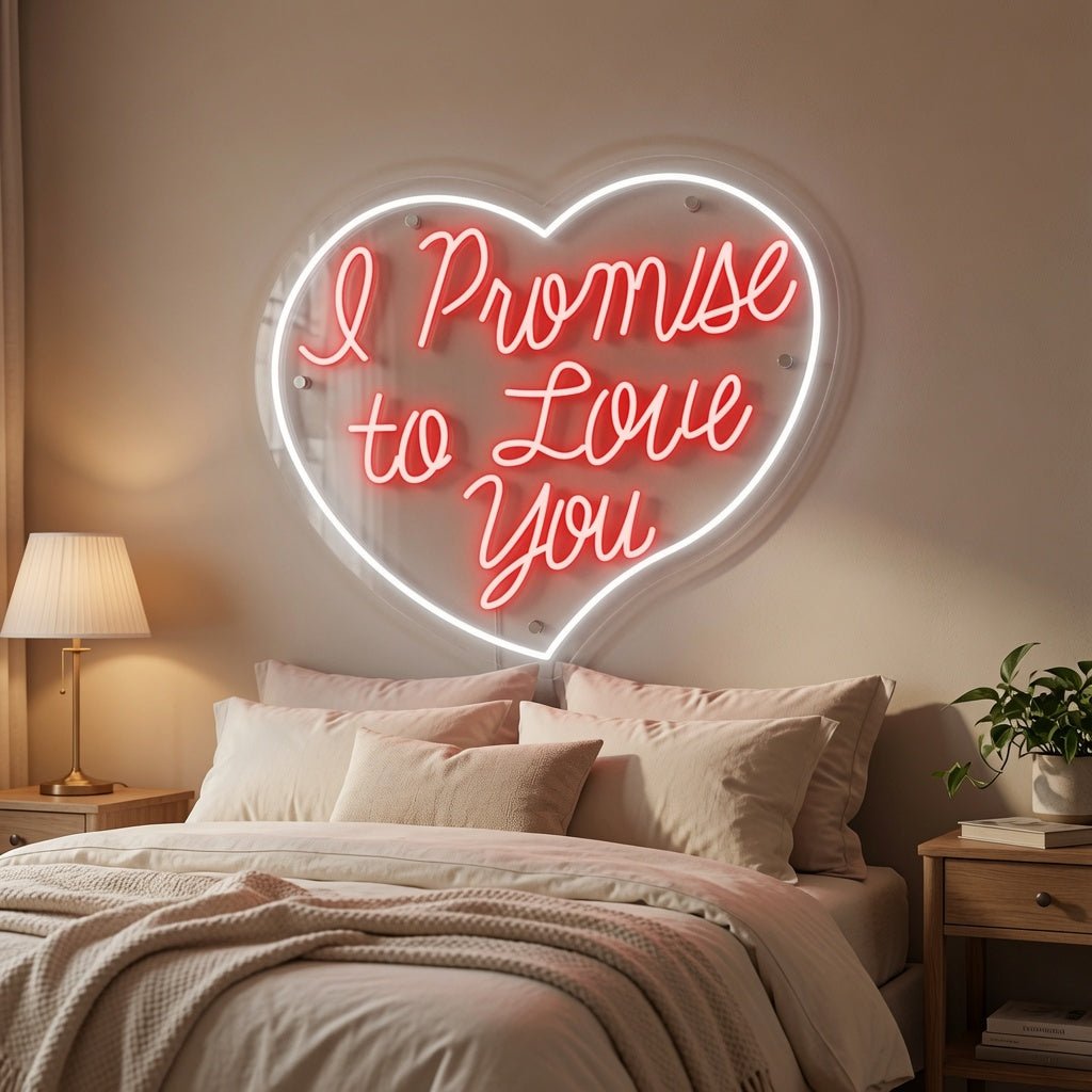 I Promise To Love You LED Neon Sign - Shineneon