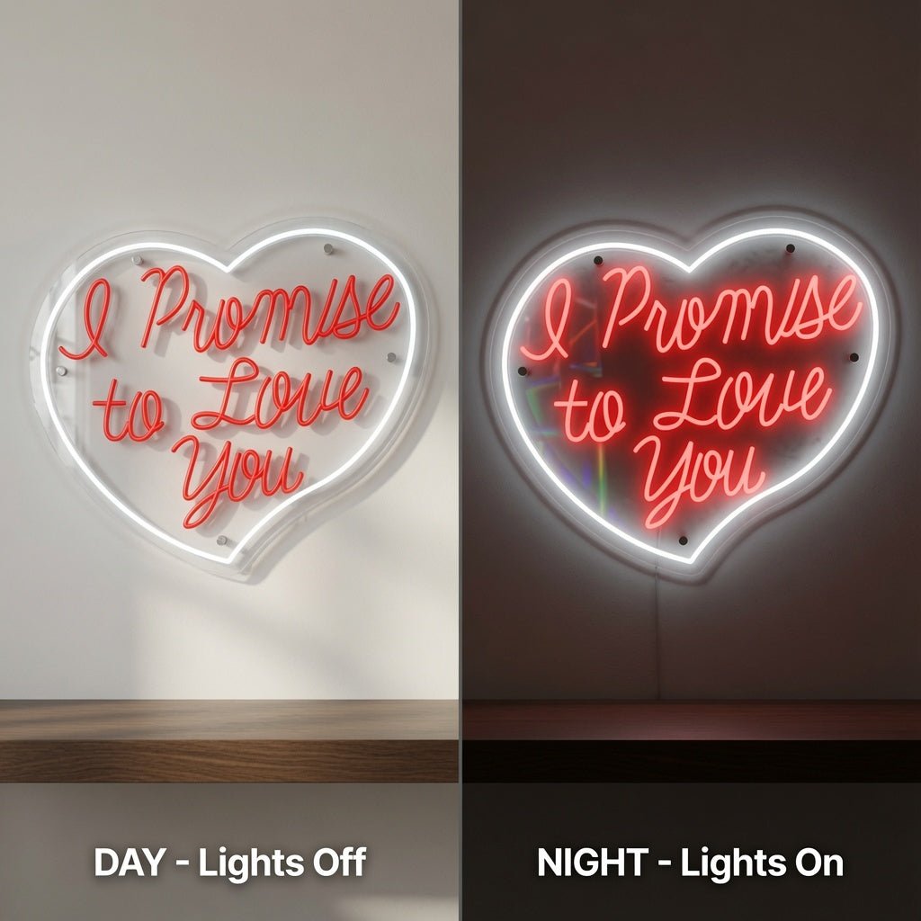 I Promise To Love You LED Neon Sign - Shineneon