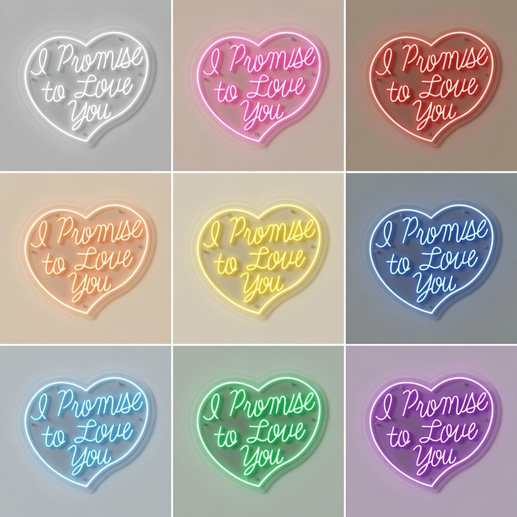 I Promise To Love You LED Neon Sign - Shineneon