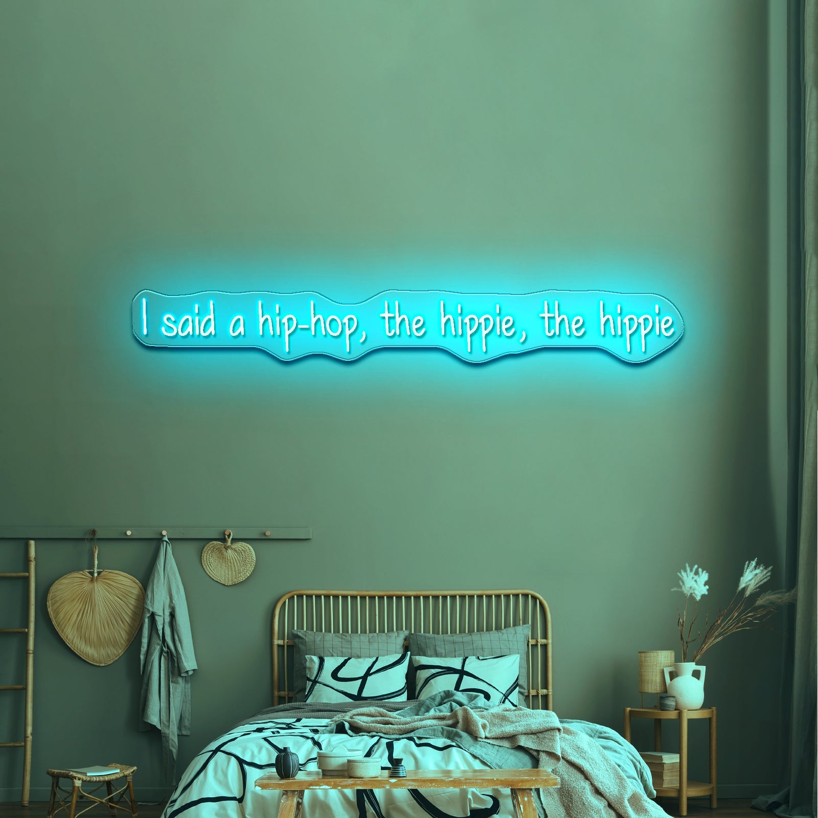 I Said A Hiphop The Hippie The Hippie Neon Signs With Fast Shipping - Shineneon