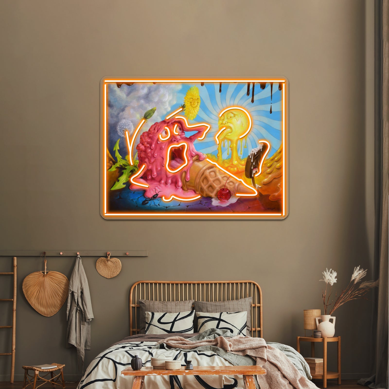 I Smell Ice Cream Chunk Goonies Artwork Led Custom Signs