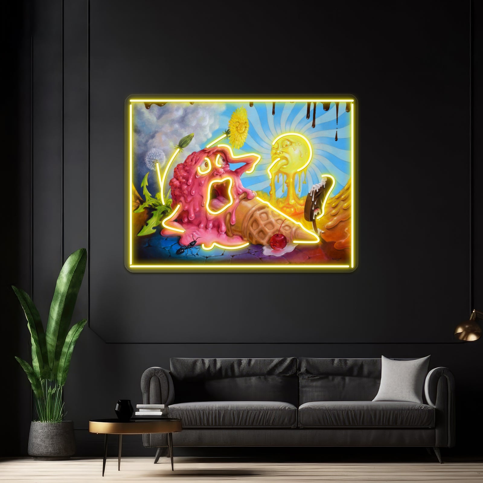 I Smell Ice Cream Chunk Goonies Artwork Led Custom Signs