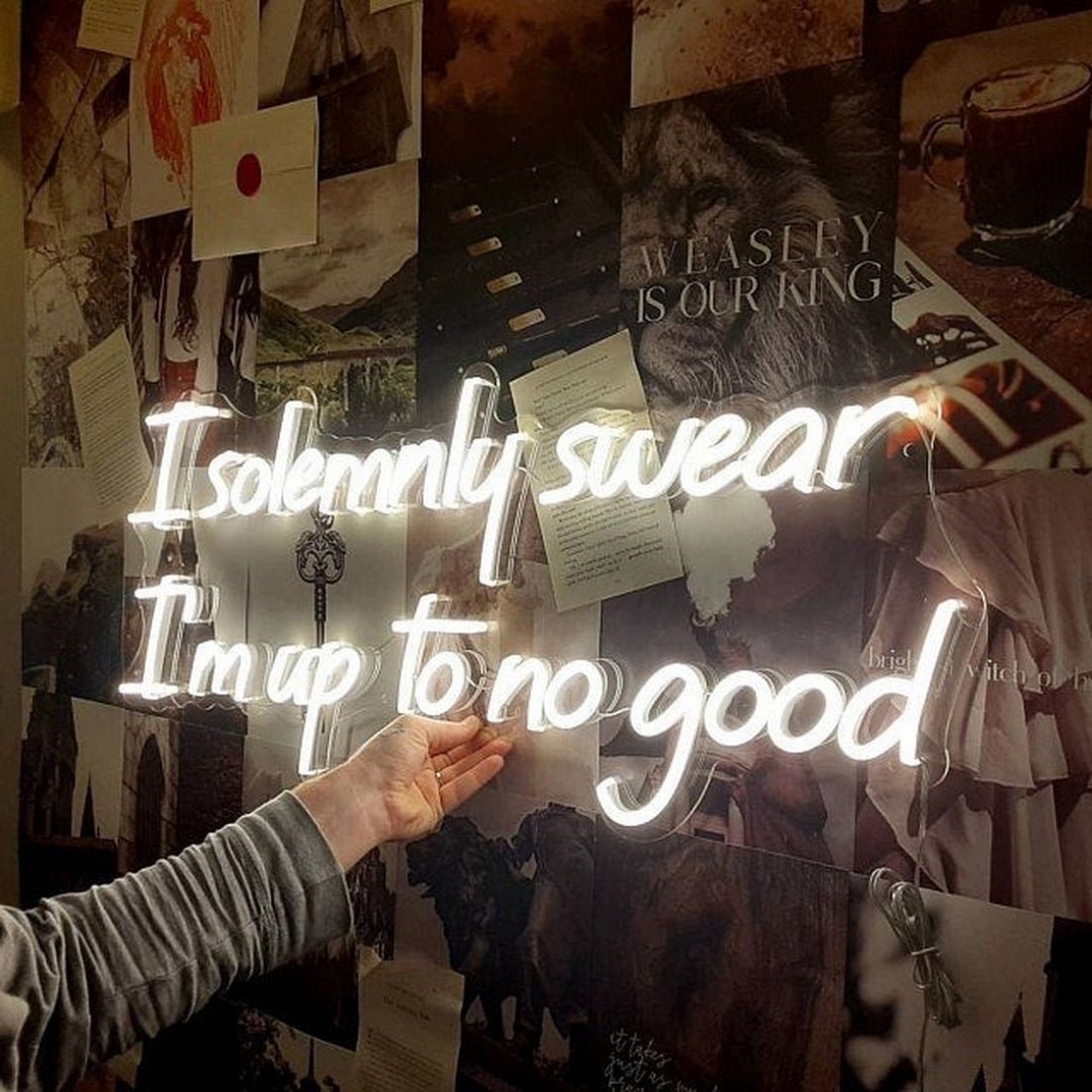 I Solemnly Swear That I Am Up To No Good Led Sign Business Neon Sign - Shineneon