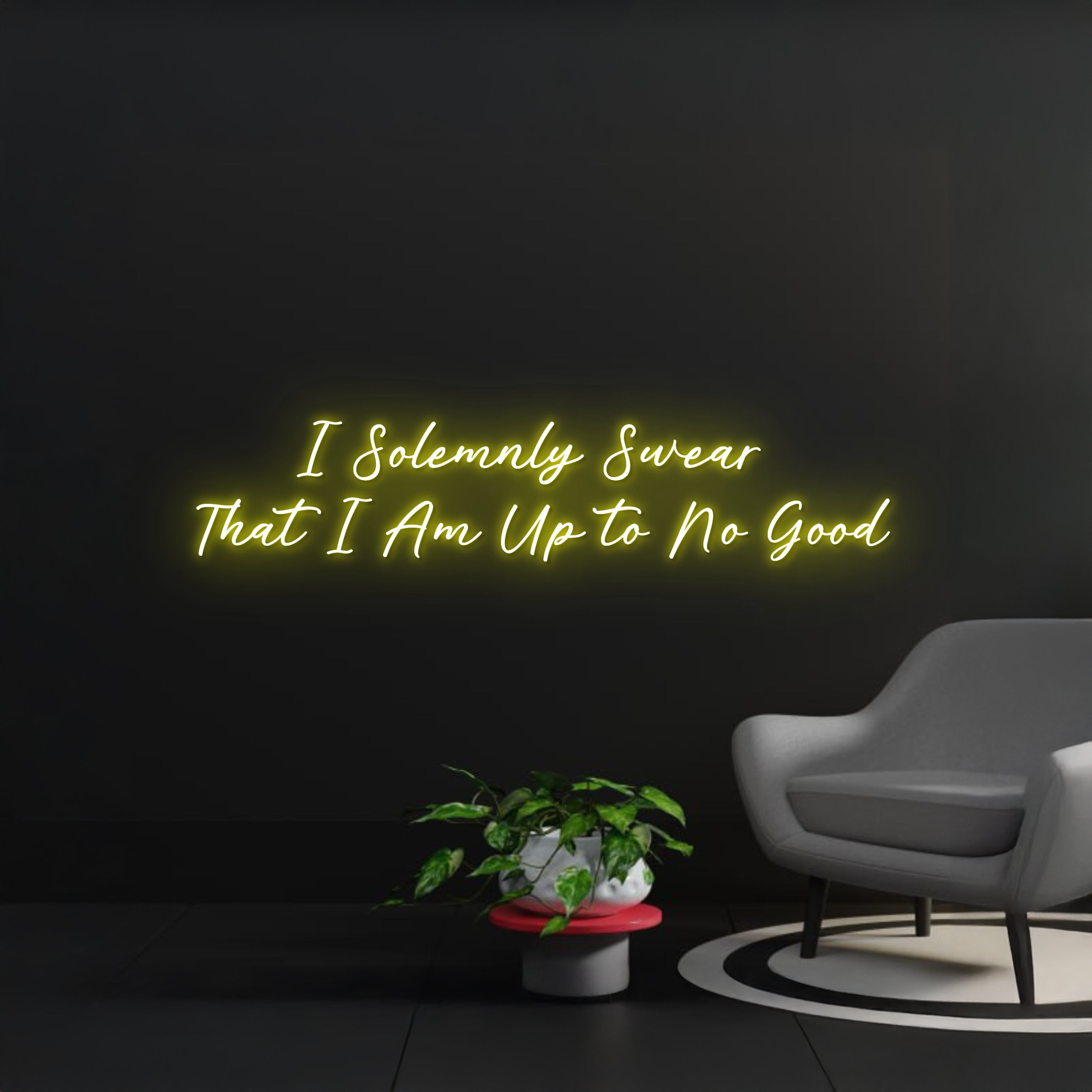 I Solemnly Swear That I Am Up To No Good Neon Sign | Shineneon