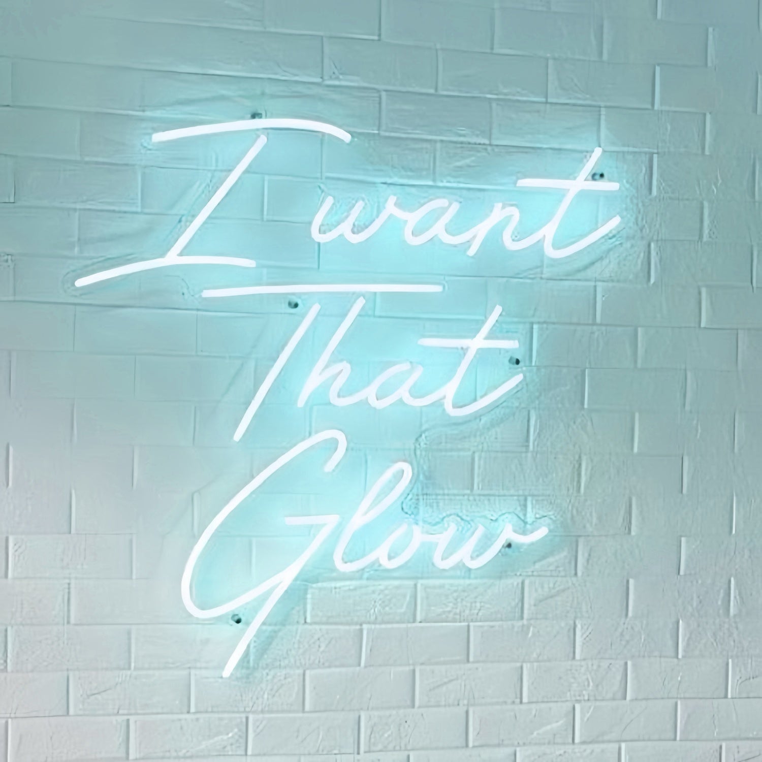 I Want That Mesmerizing Glow Neon Sign | Shineneon