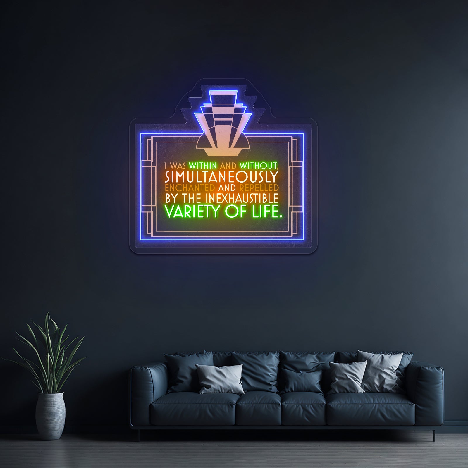 Ice Cream Girl Artwork Led Custom Signs