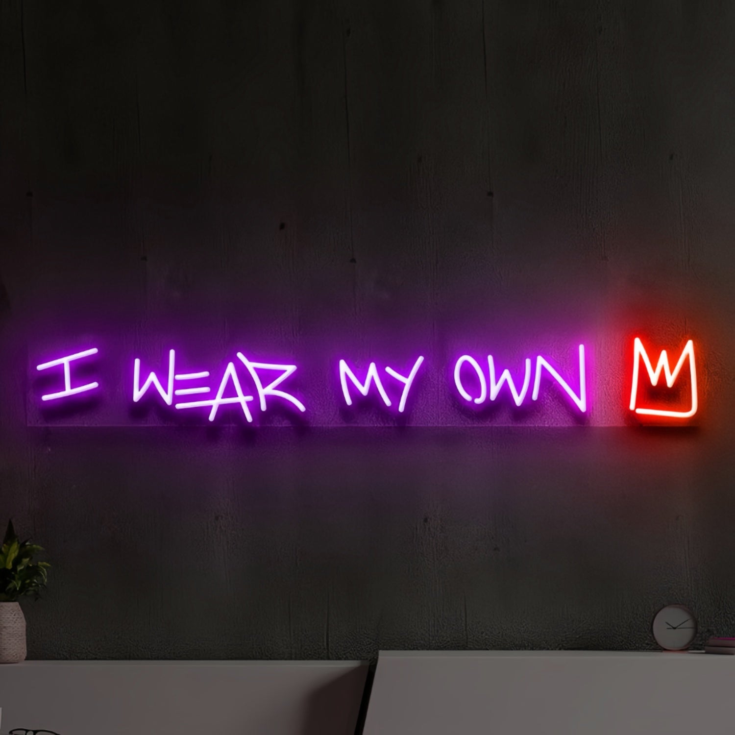 I Wear My Own Crown Radiant Neon Sign | Shineneon