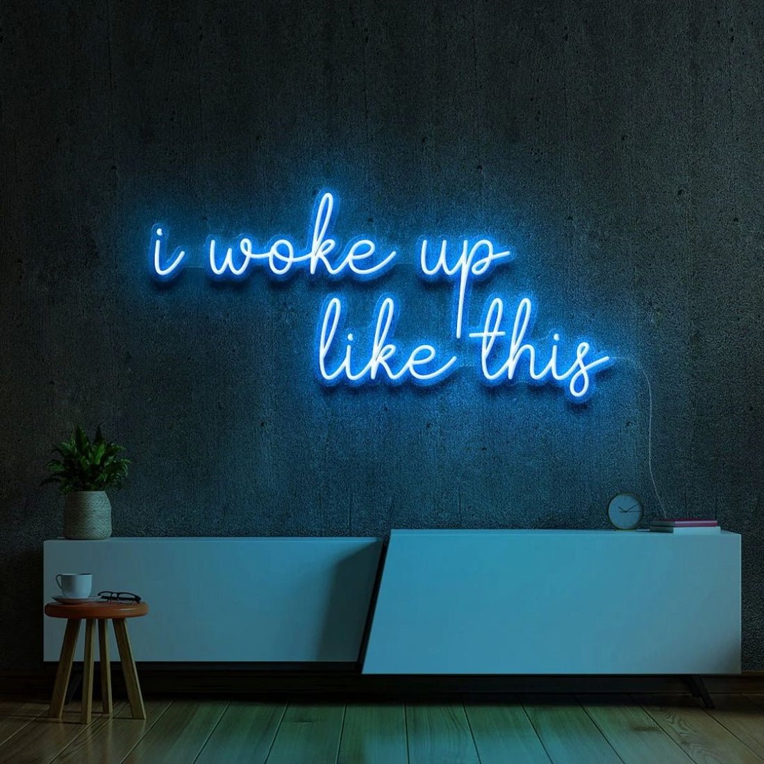 I Woke Up Like This Led Sign Business Neon Signs - Shineneon