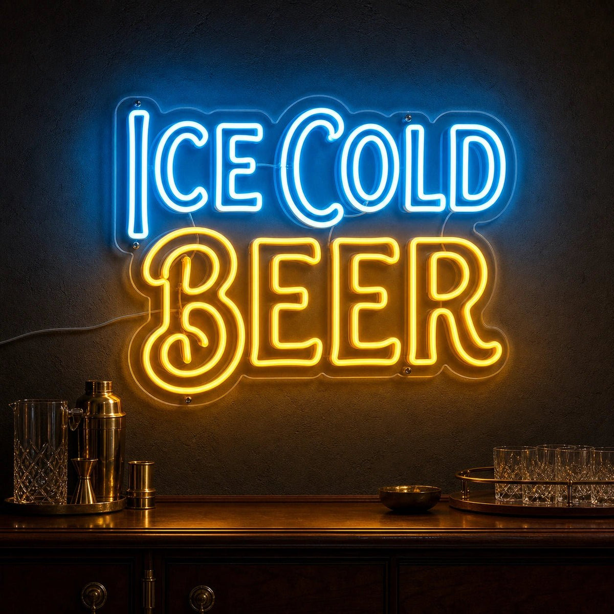Ice Cold Beer LED Neon Sign - Shineneon