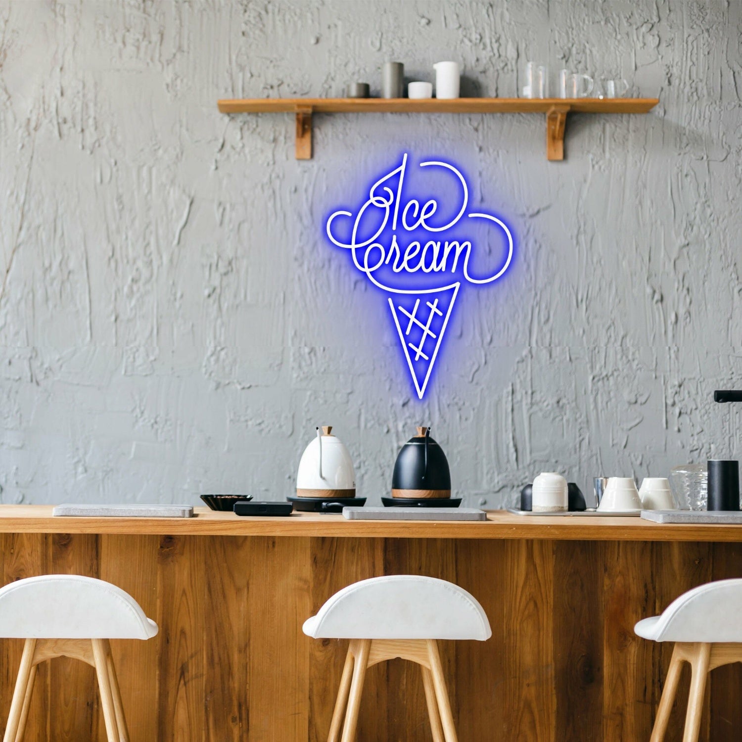 Ice Cream Bright Neon For Ice Cream Shops | Shineneon