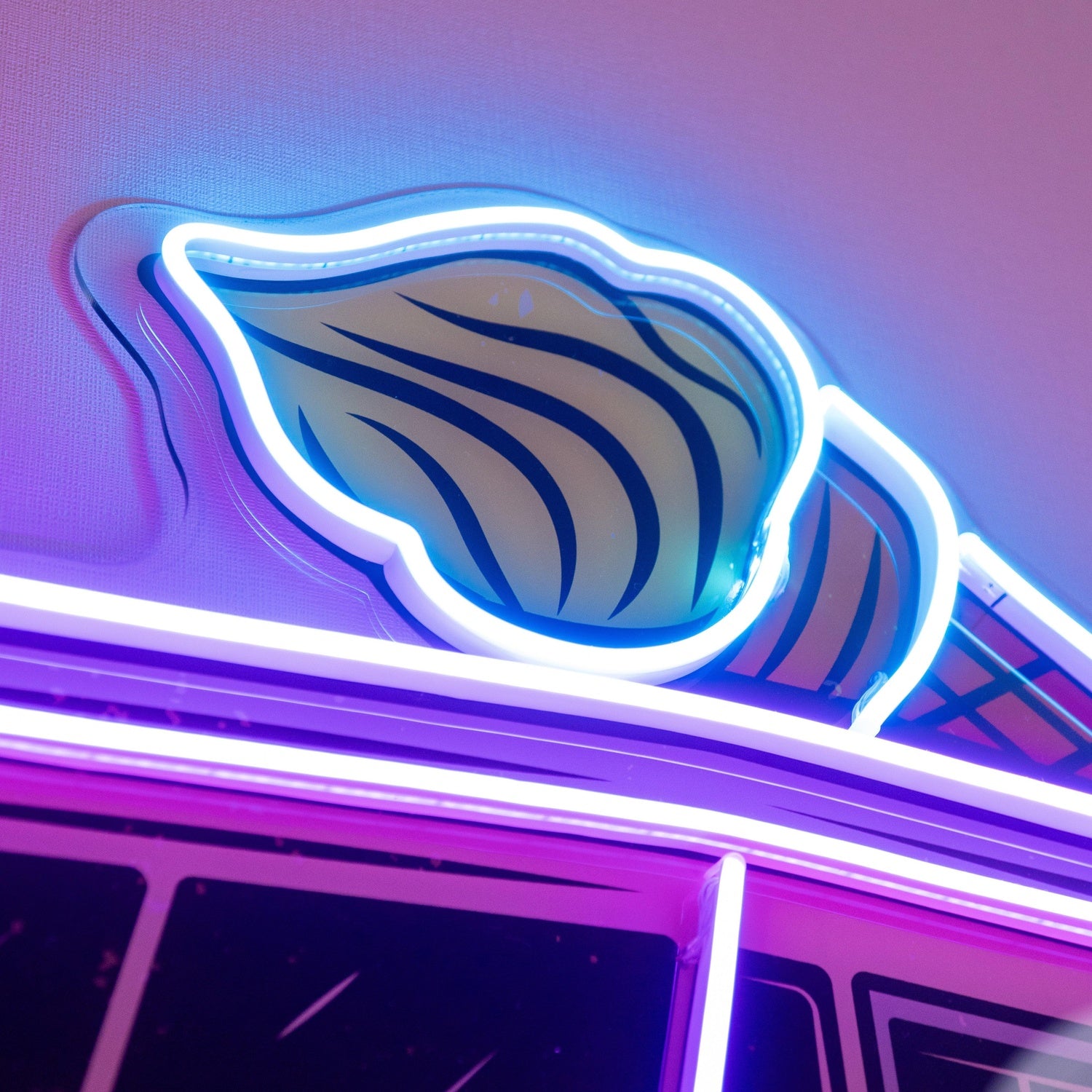 Ice Cream Bus Multicolor Uv Printed Led Neon Sign For Dessert Shop Decor | Shineneon