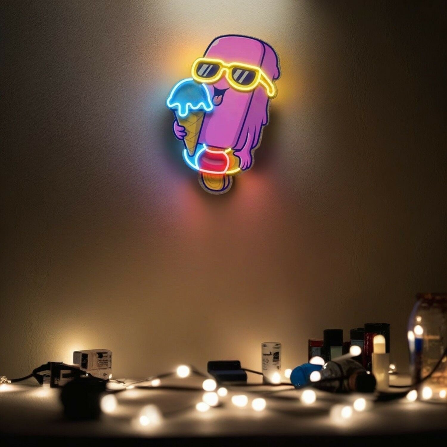 Ice Cream Delight Led Neon Sign Light Pop Art | Shineneon