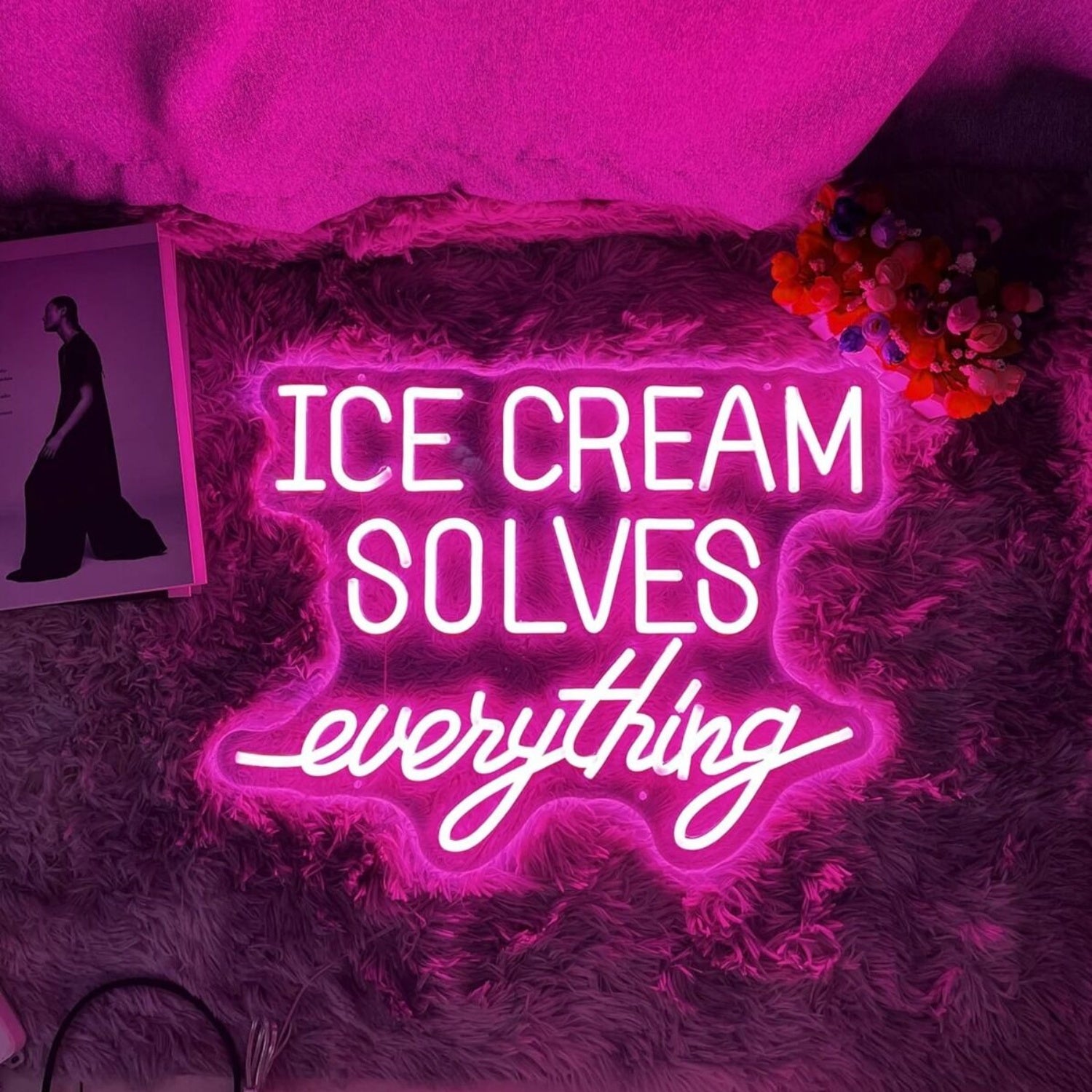 Ice Cream Led Neon Sign Add A Deliciously Cool Touch To Your Space | Shineneon