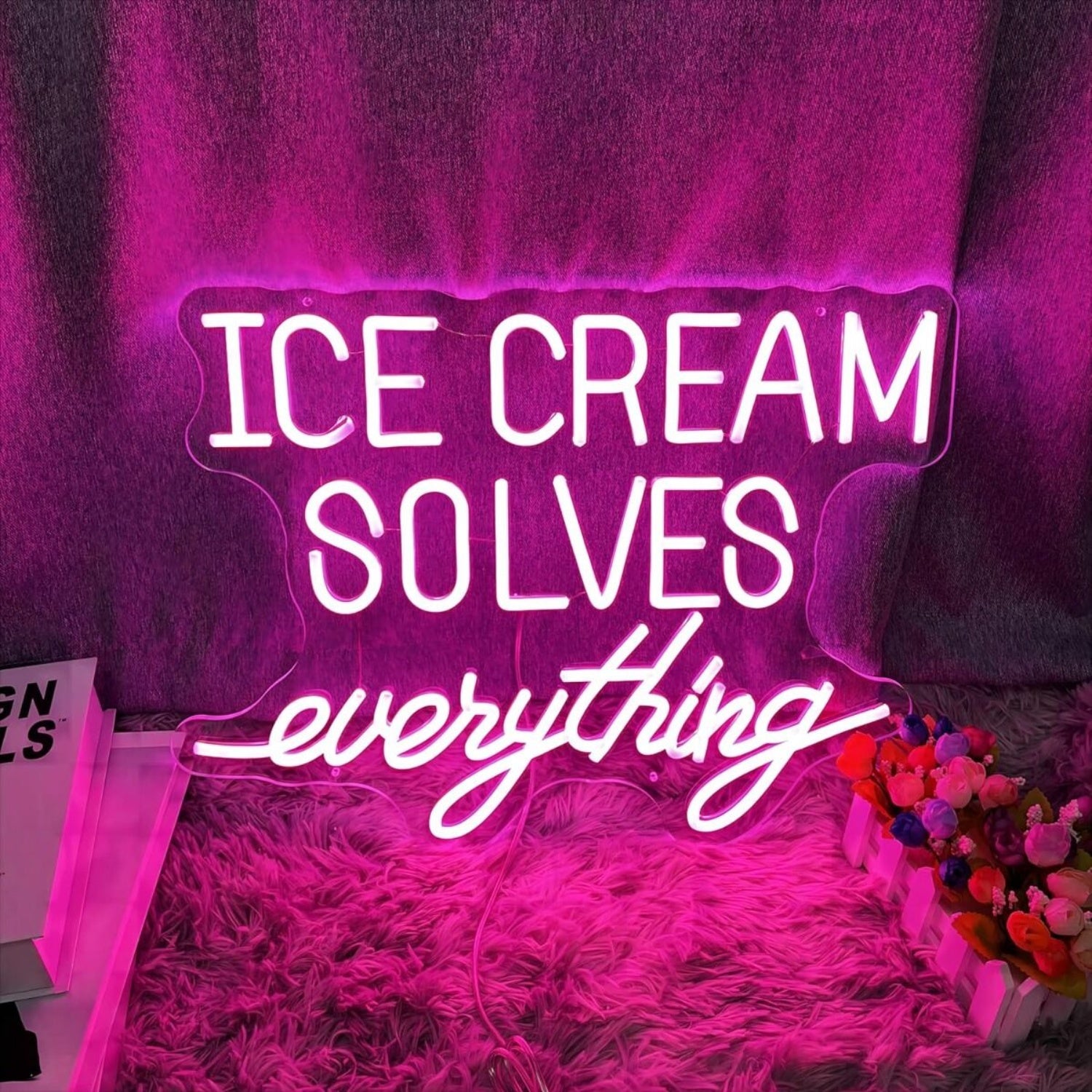Ice Cream Led Neon Sign Add A Deliciously Cool Touch To Your Space | Shineneon
