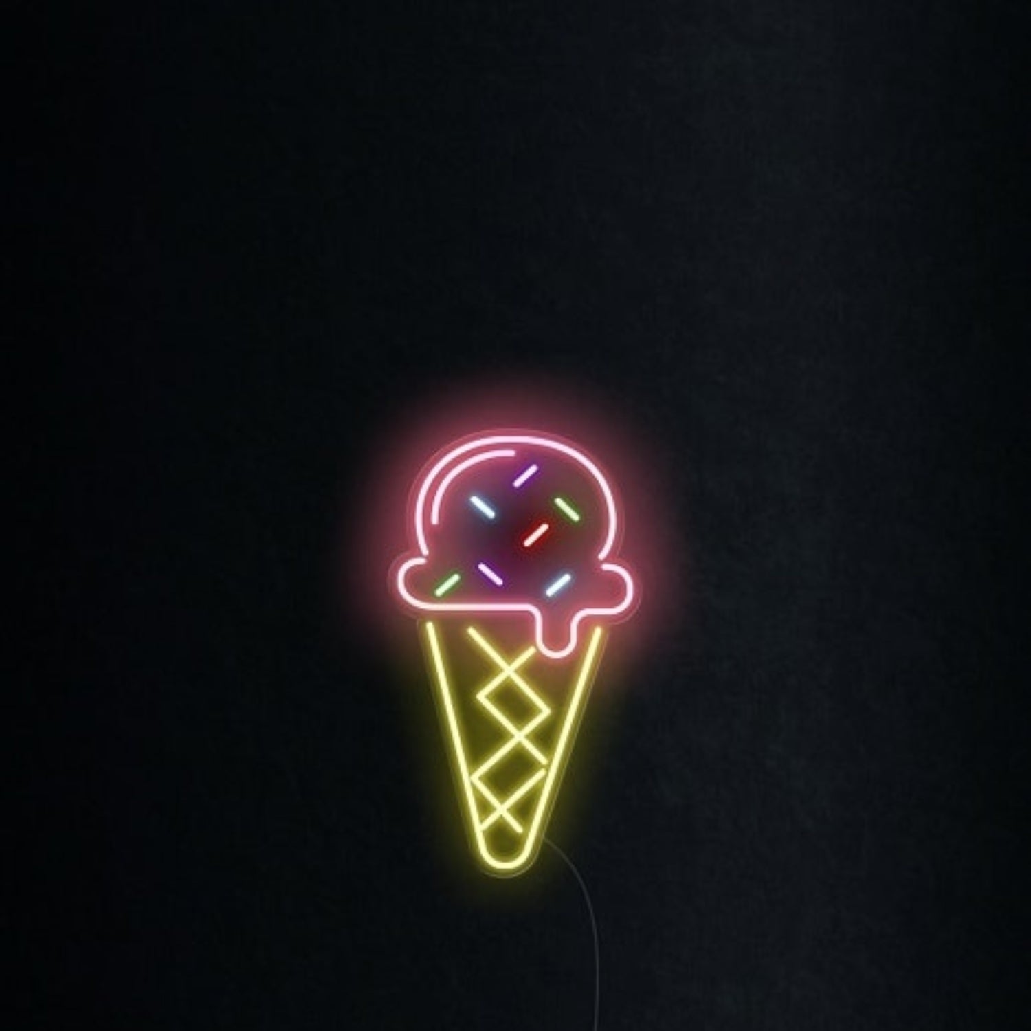 Ice Cream Led Neon Sign Wall Art For Wall Art | Shineneon