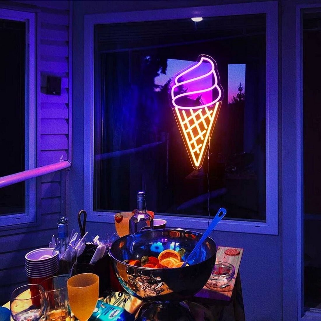 Ice Cream Led Sign Business Neon Sign - Shineneon