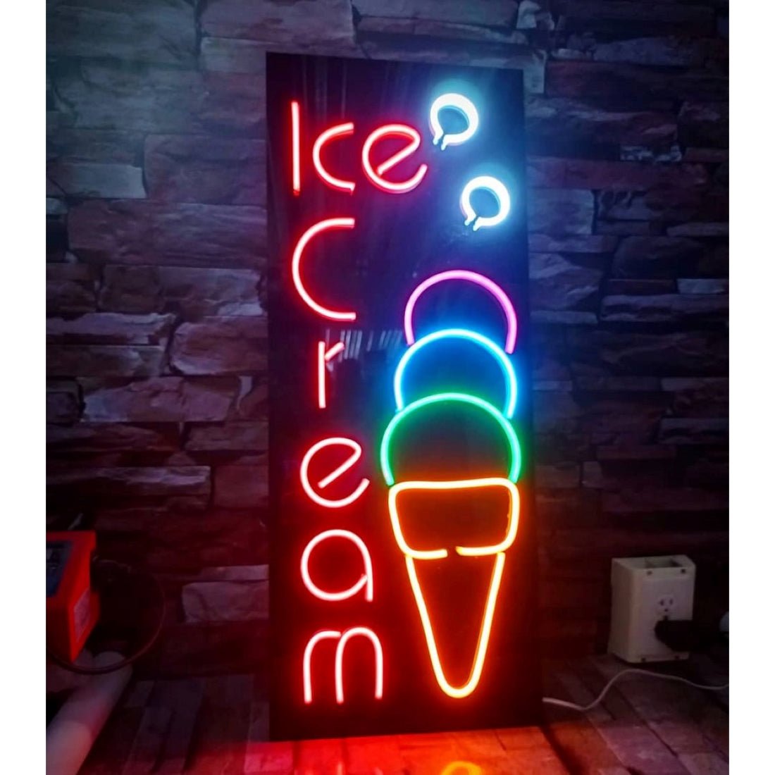 Ice Cream Led Sign Business Neon Signs - Shineneon