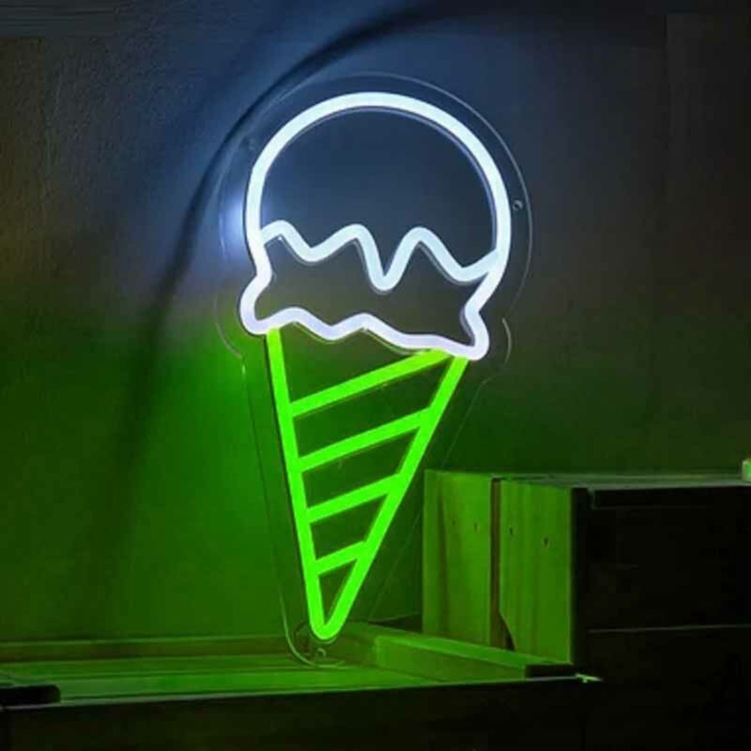 Ice Cream Scoop Cone Led Neon Sign | Shineneon