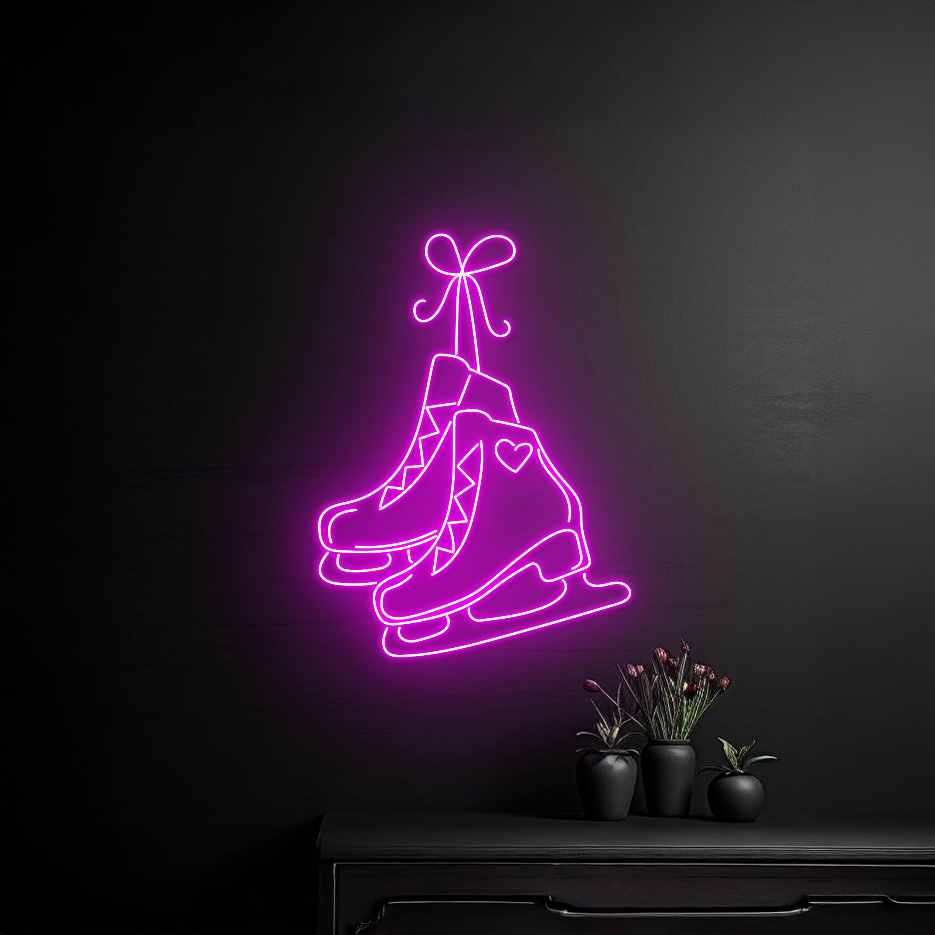 Ice Skates Neon Sign | Shineneon