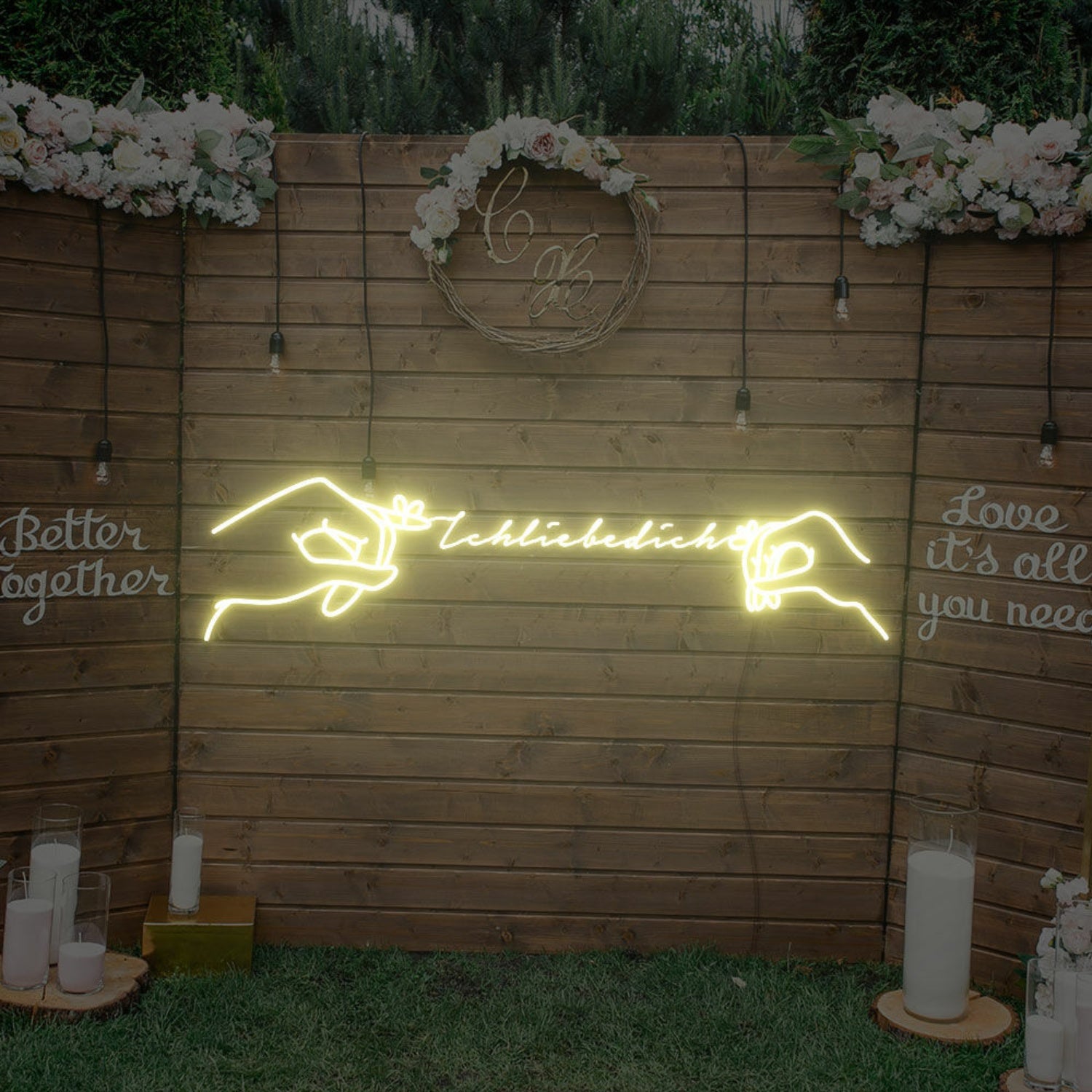 Ich Liebe Dich Connect Neon Sign | Shineneon