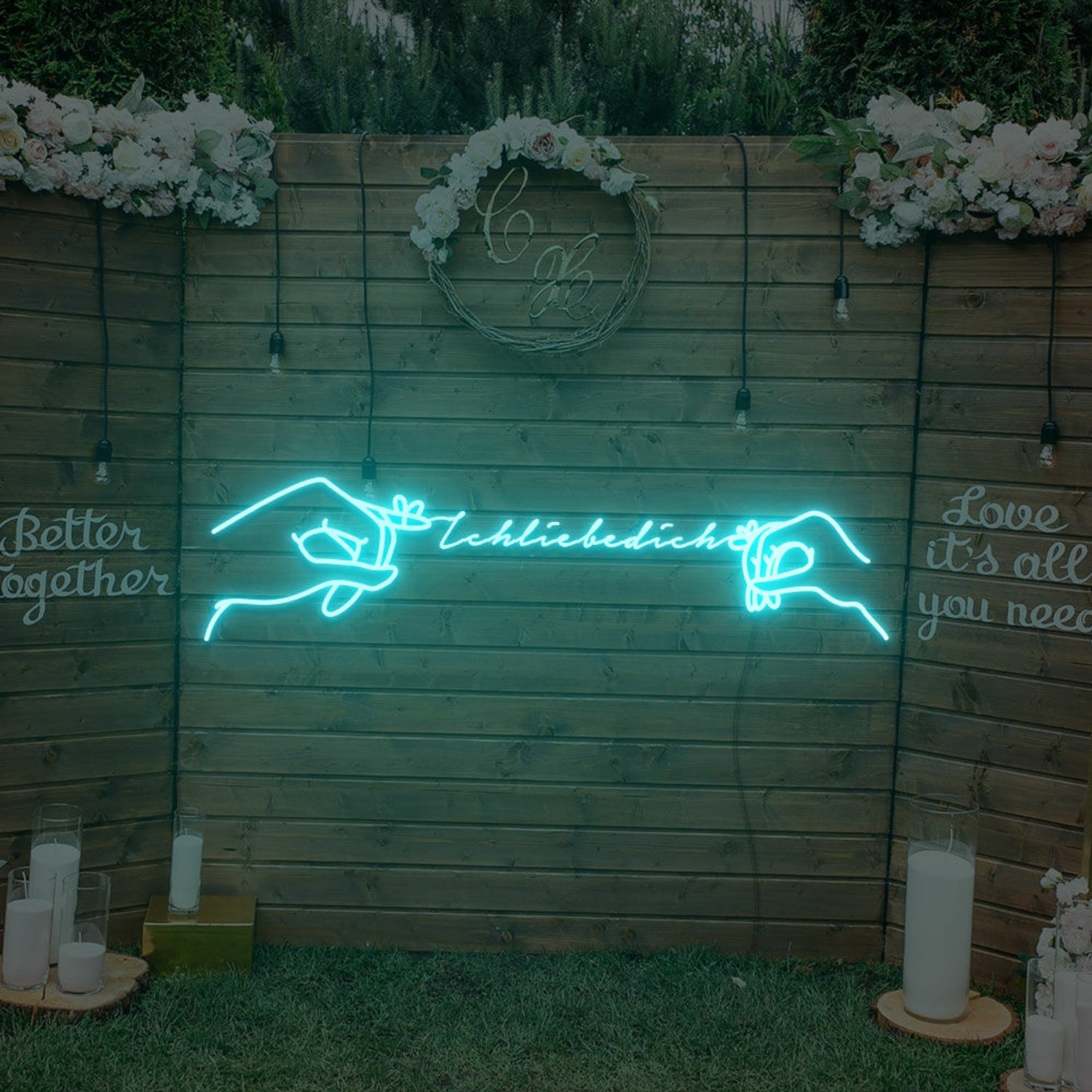 Ich Liebe Dich Connect Neon Sign | Shineneon
