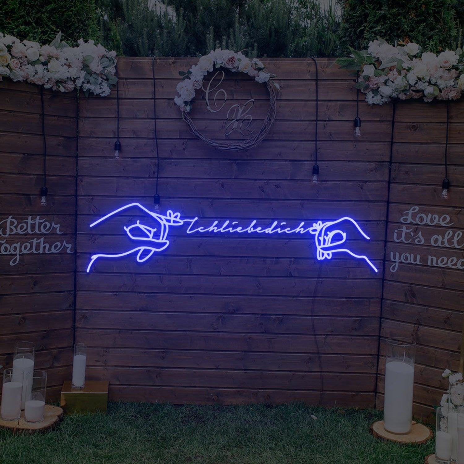 Ich Liebe Dich Connect Neon Sign | Shineneon
