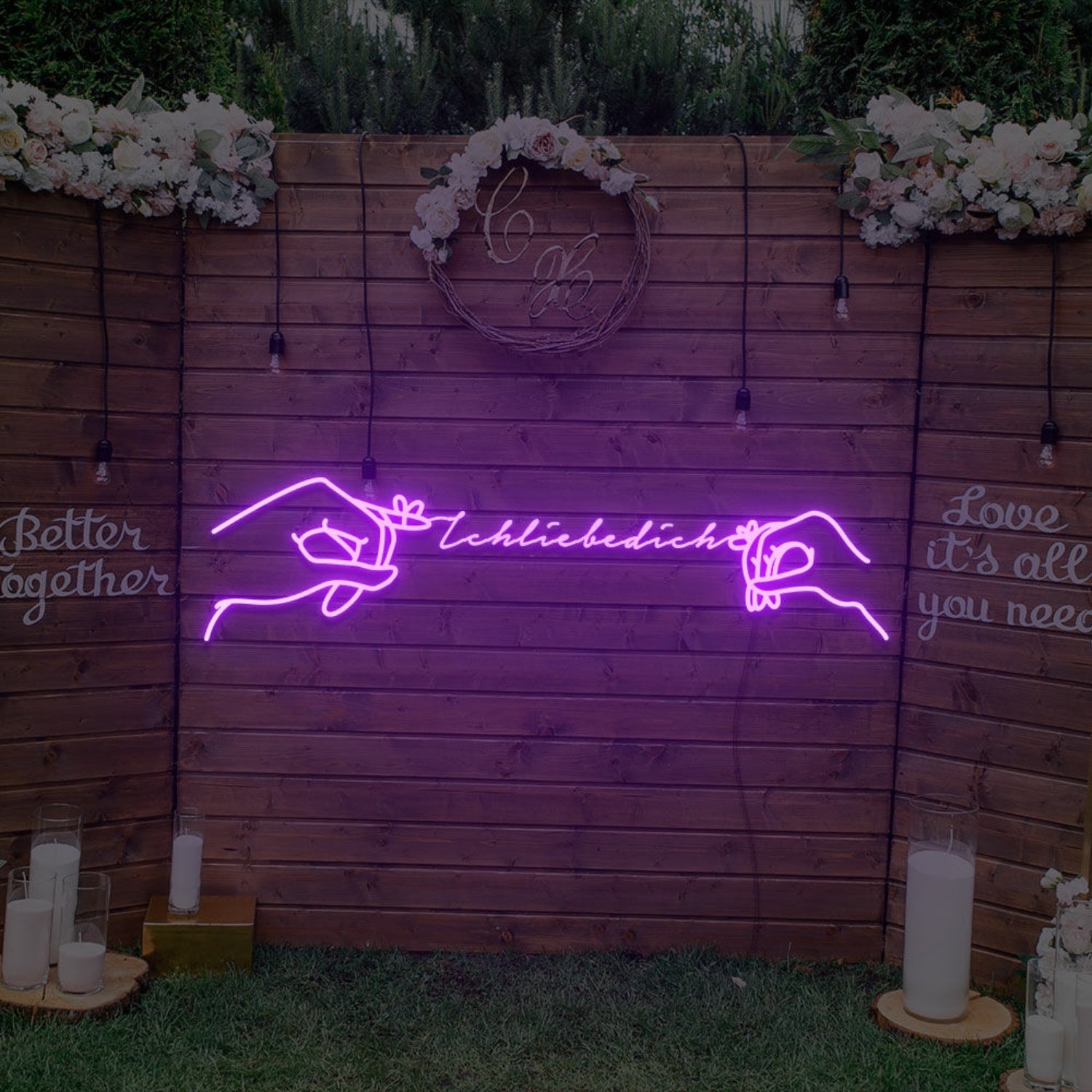Ich Liebe Dich Connect Neon Sign | Shineneon