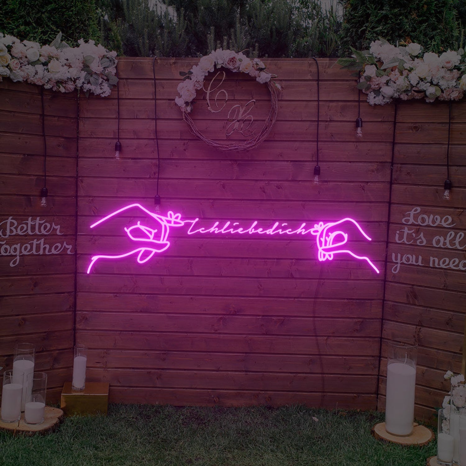 Ich Liebe Dich Connect Neon Sign | Shineneon