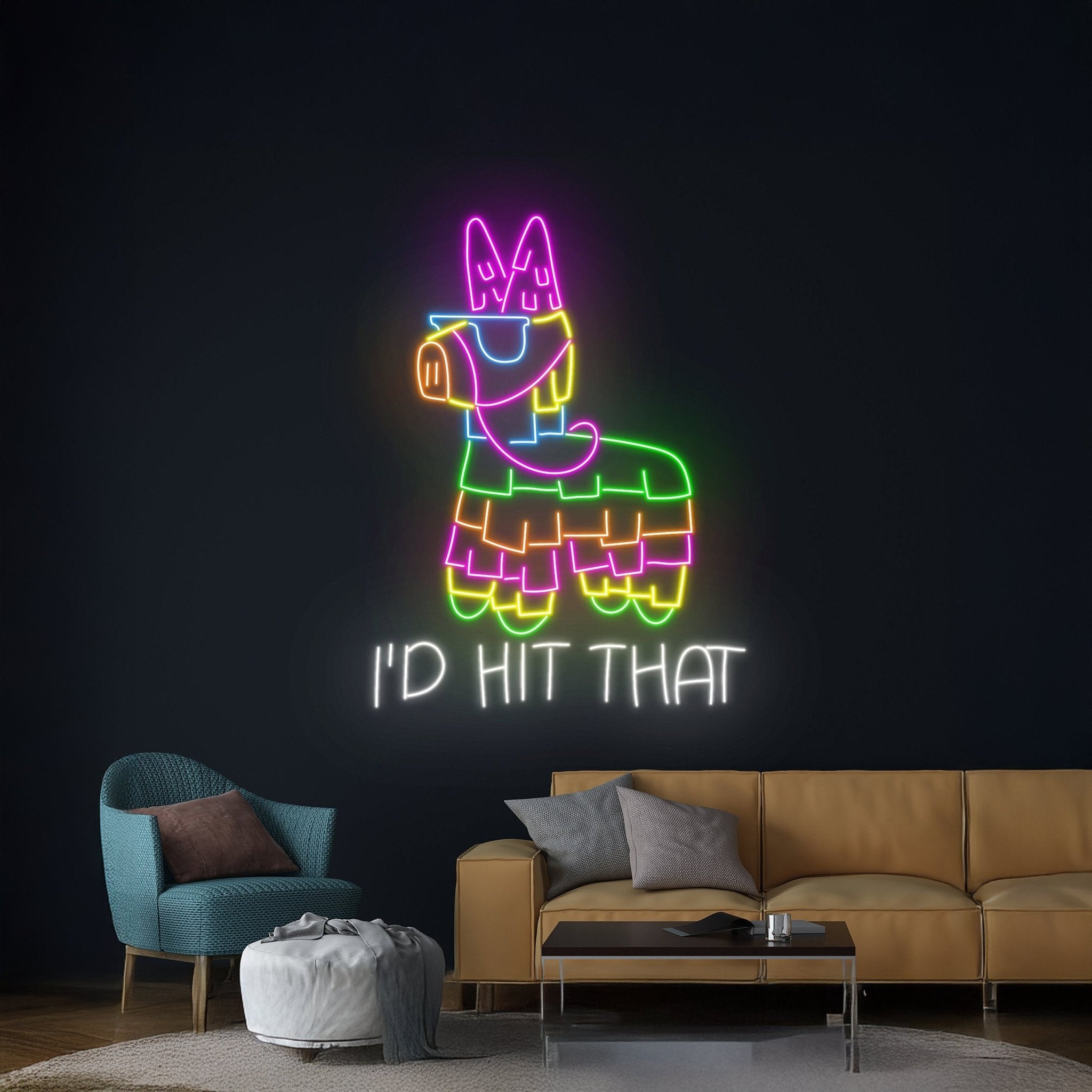 Id Hit That Pinata Led Sign - Shineneon