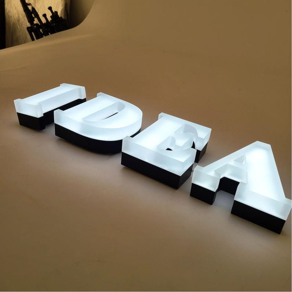 Idea 3D Frontlit Channel Letters Led Light Sign - Shineneon