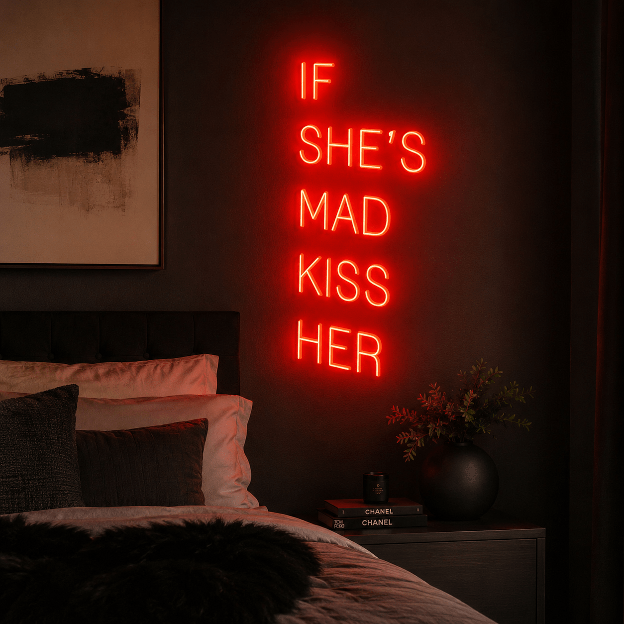 If She S Mad Kiss Her LED Neon Sign - Shineneon
