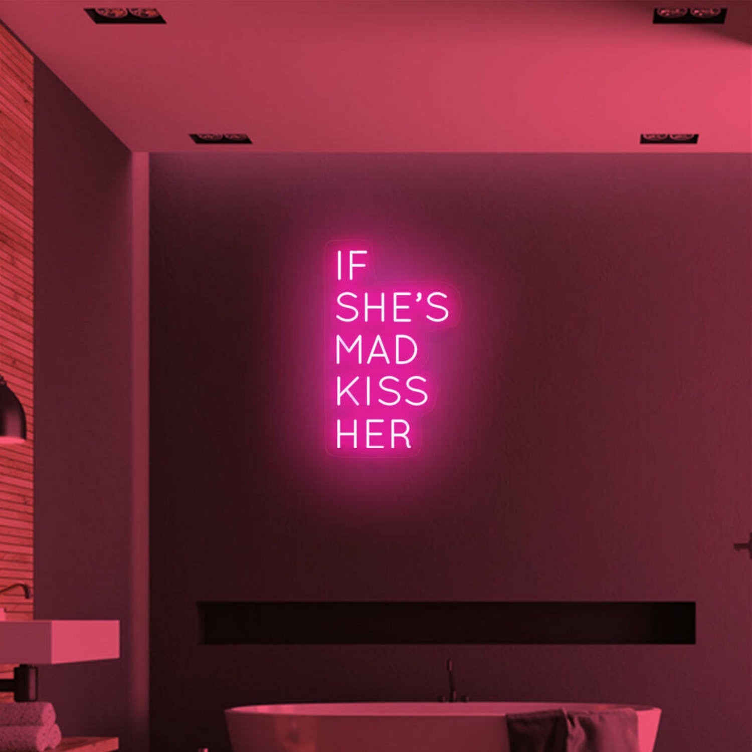 If Shes Mad Kiss Her Neon Advice For Lovers | Shineneon
