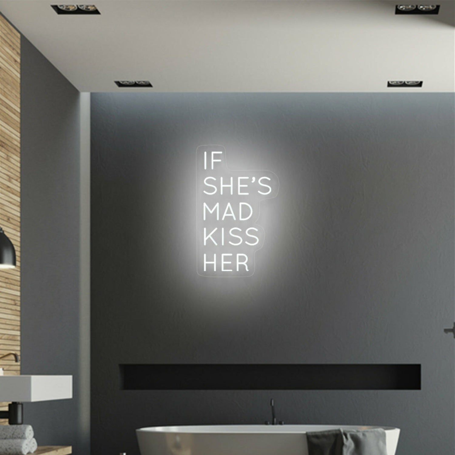 If Shes Mad Kiss Her Neon Advice For Lovers | Shineneon