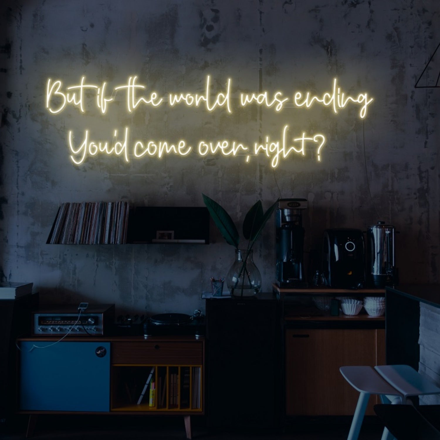 If The World Was Ending Led Neon Sign Wall Art | Shineneon