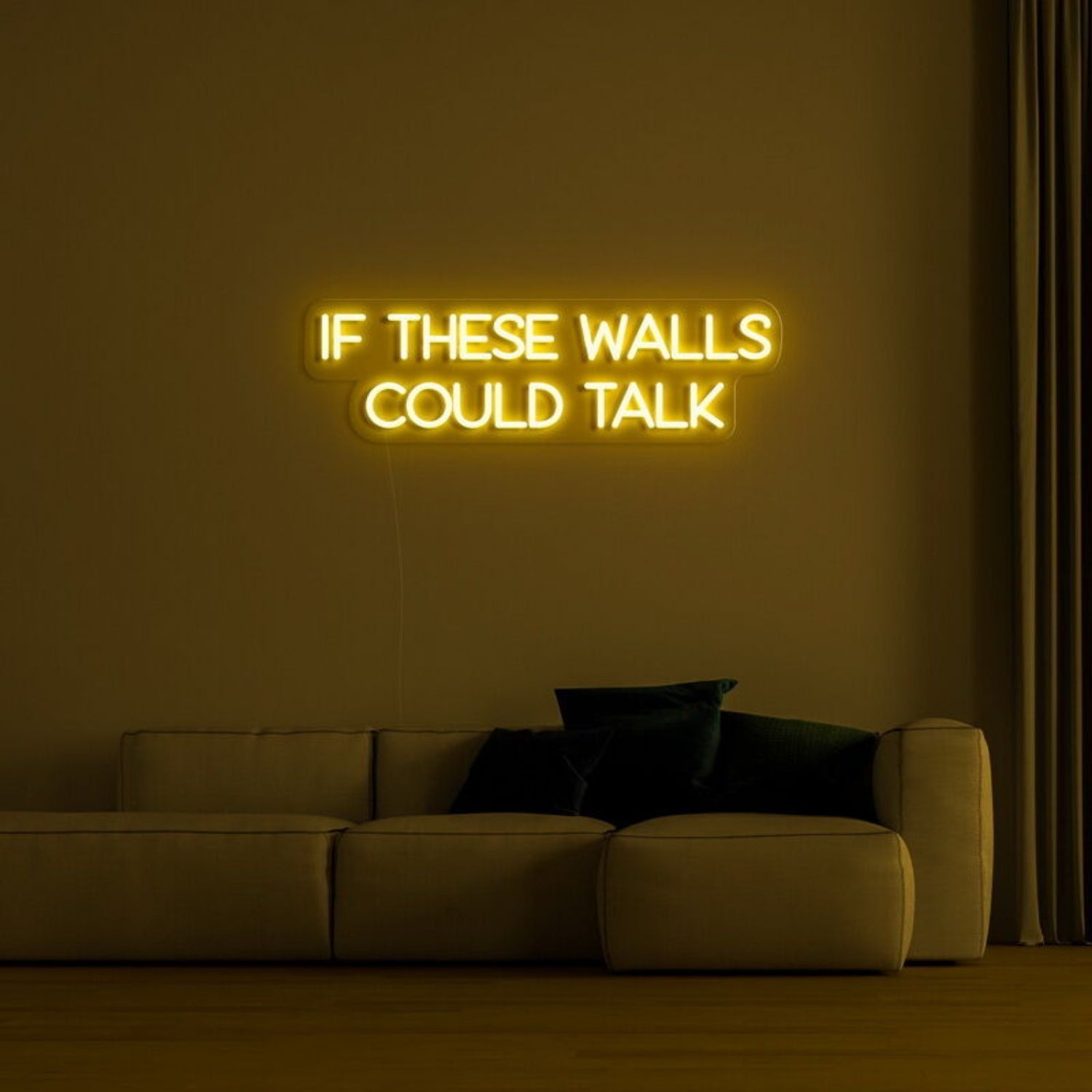 If These Walls Could Talk Led Neon Sign Fand Fun Decor - Shineneon