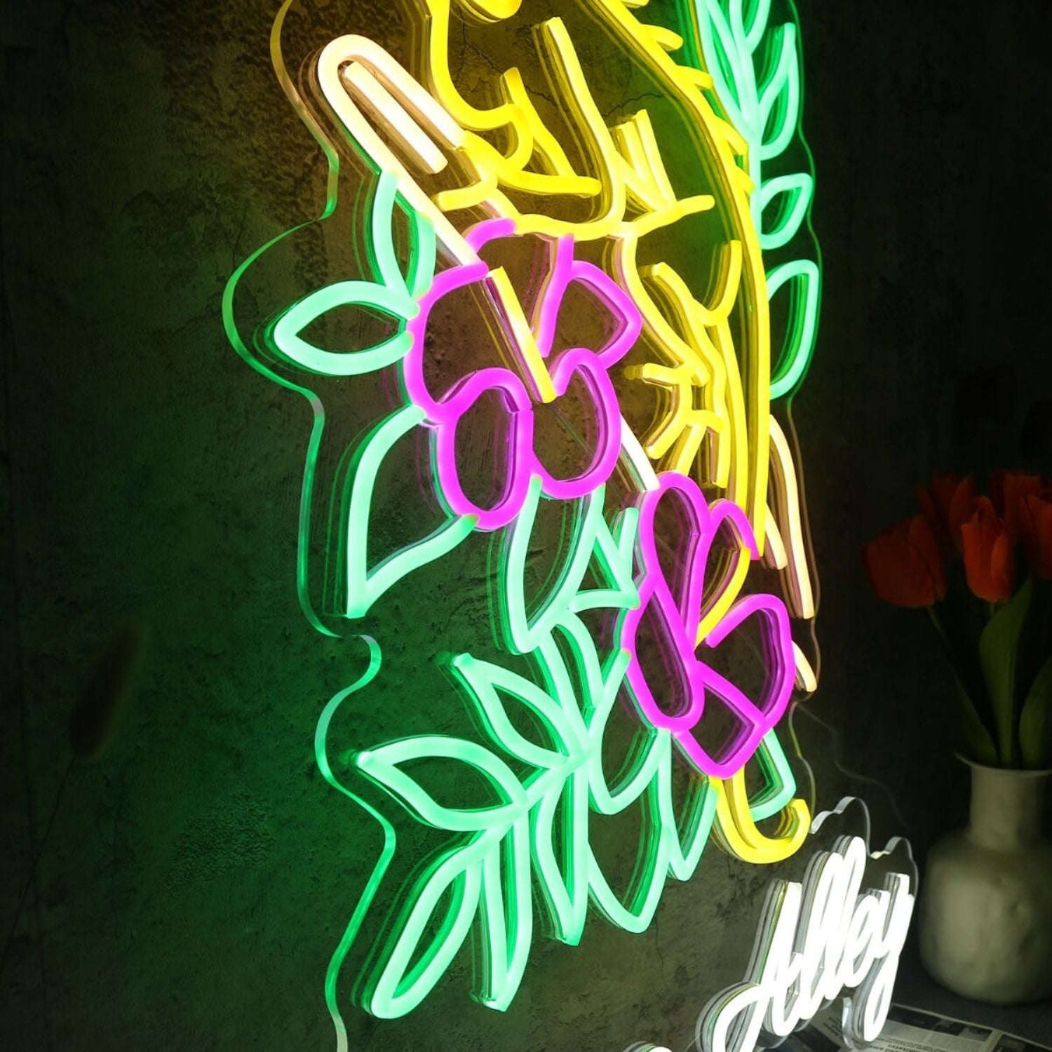 Iguana Alley Led Neon Sign For Animal And Whimsical Decor - Shineneon