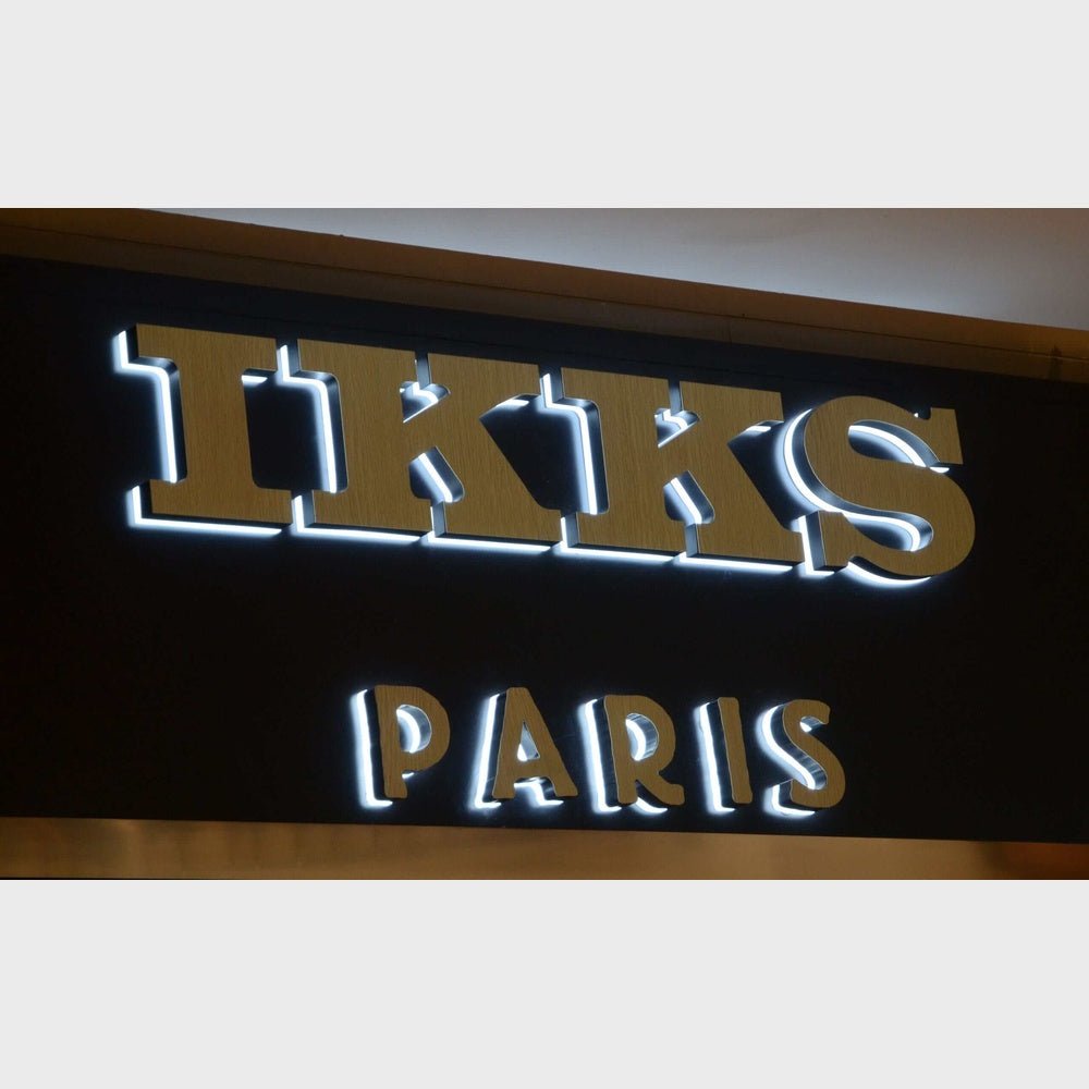 Iks Paris 3D Backlit Channel Letters Led Light Sign - Shineneon