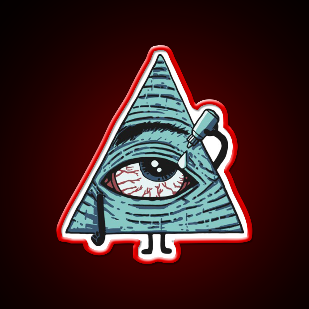 Illuminati Are Baked Hemp Inspired Green Leaf Led Neon Sign Rgb Color - LED neon sign view 10