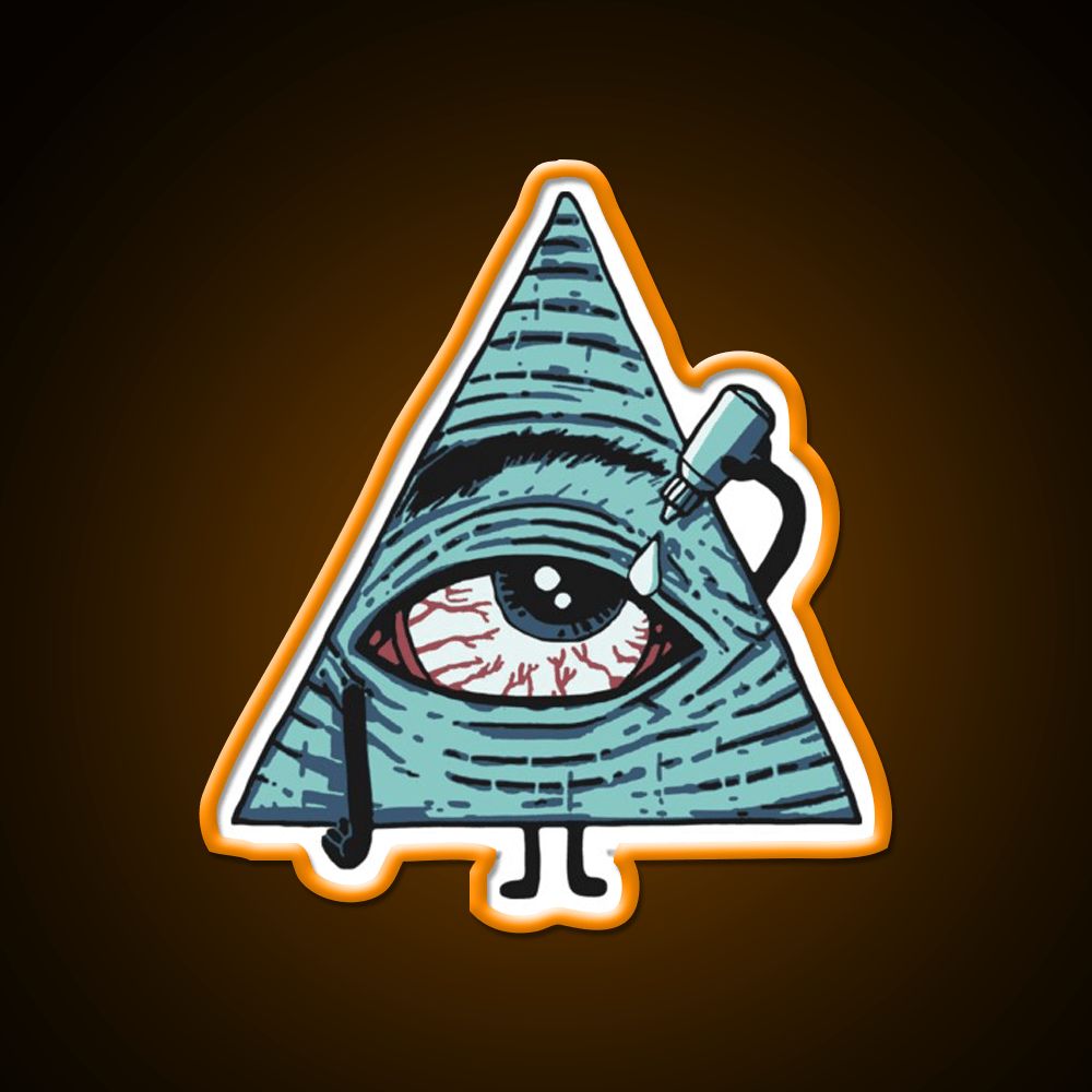 Illuminati Are Baked Hemp Inspired Green Leaf Led Neon Sign Rgb Color - Shineneon