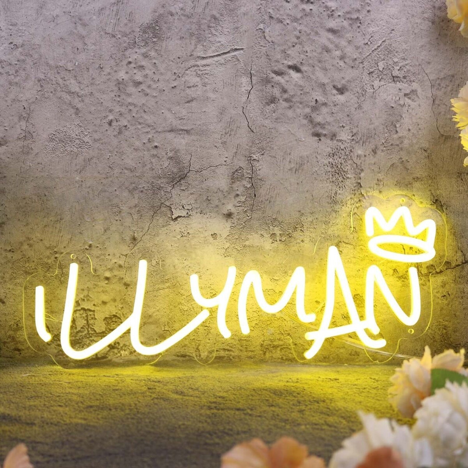 Illy Man Yellow Custom Led Neon Sign - Shineneon