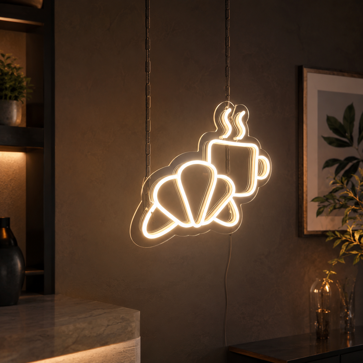 Ilumina O Neon Personalizado Para Restaurante LED Neon Sign - 01 Original Product Image