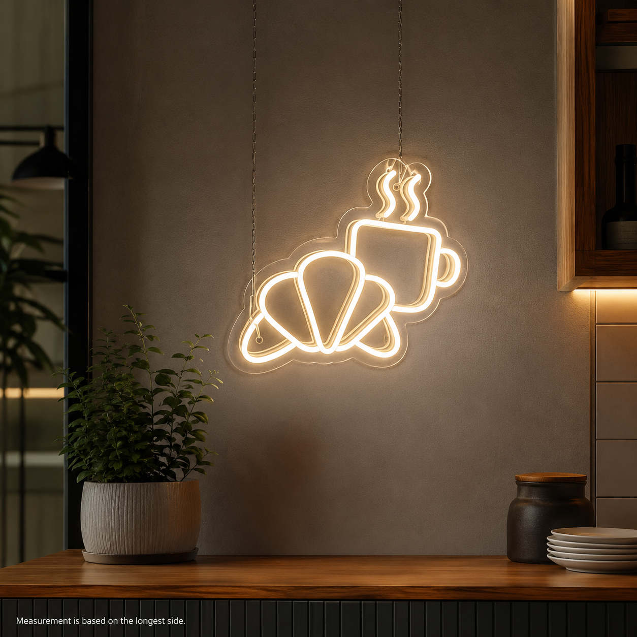 Ilumina O Neon Personalizado Para Restaurante LED Neon Sign - 04 Size Image