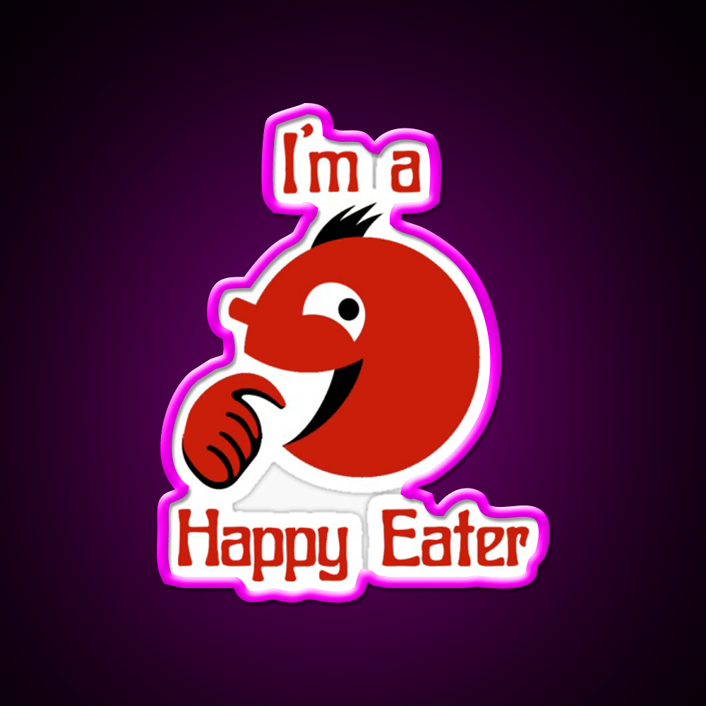 Im A Happy Eater Fast Food Led Neon Sign For Burger Place Rgb Color - Shineneon