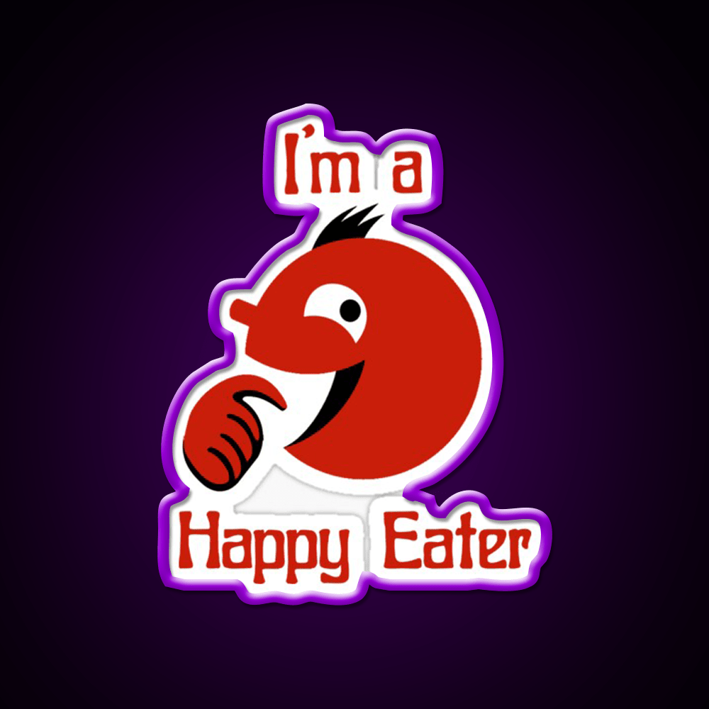 Im A Happy Eater Fast Food Led Neon Sign For Burger Place Rgb Color - Shineneon