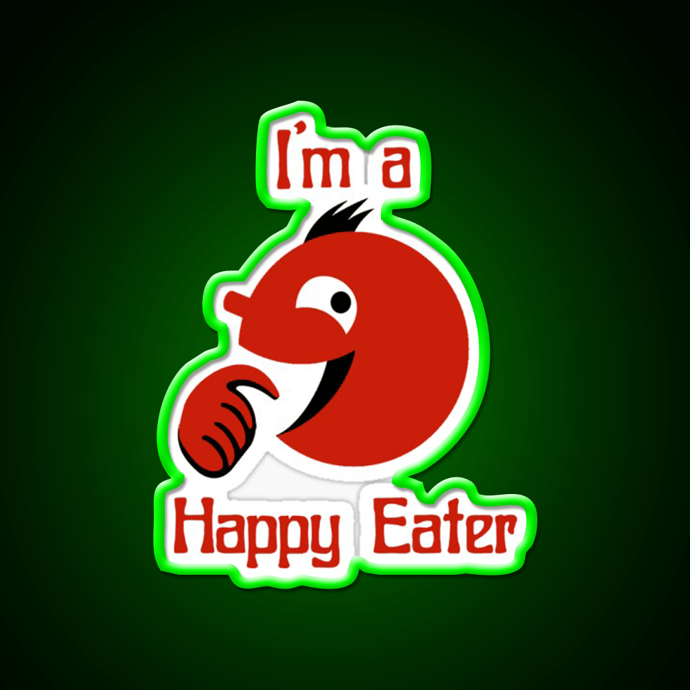 Im A Happy Eater Fast Food Led Neon Sign For Burger Place Rgb Color - Shineneon