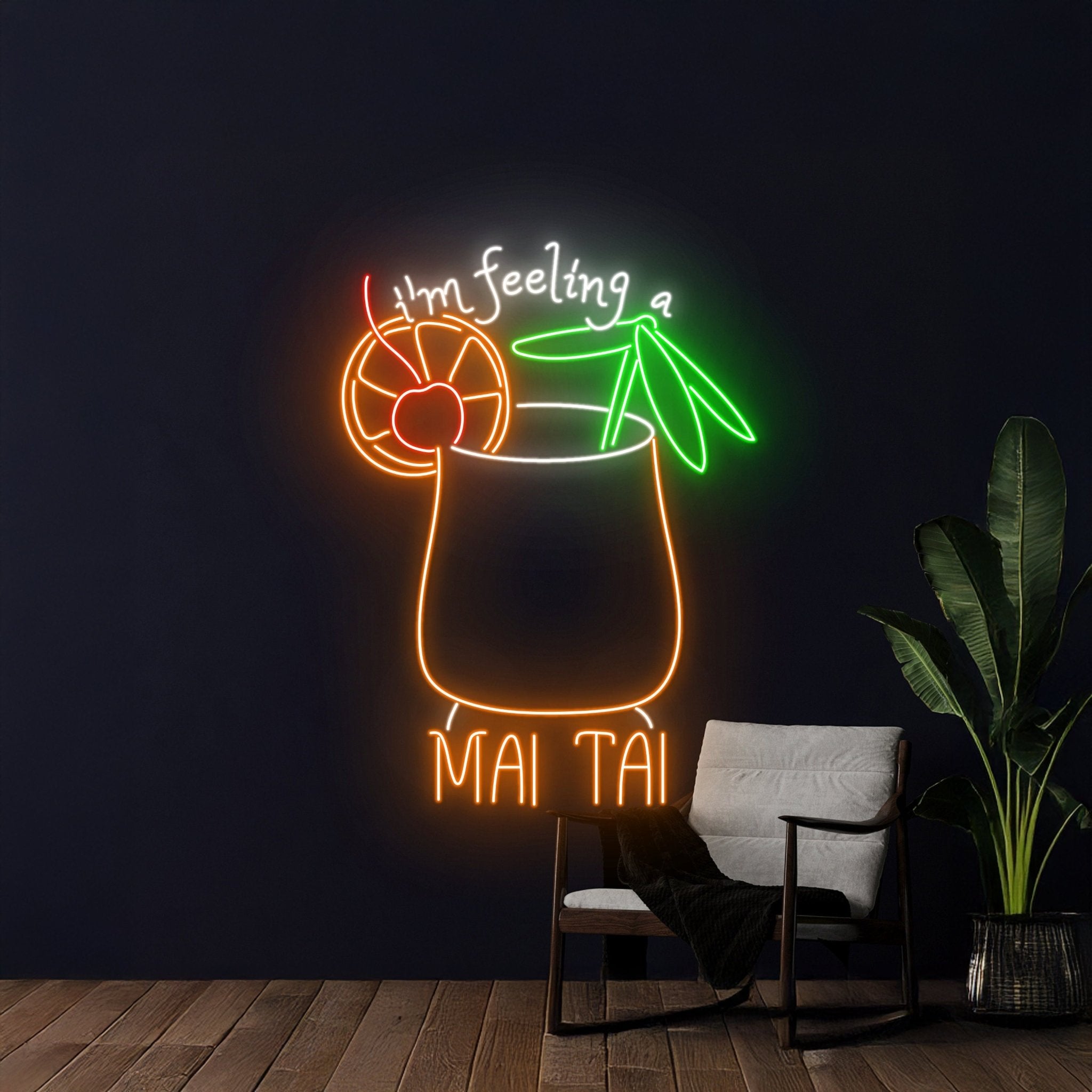 Im Feeling Mai Tai Cocktails Led Sign - Shineneon